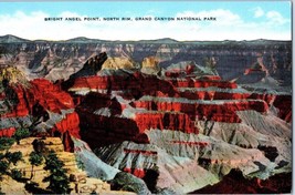 Bright Angel Point North Rim Grand Canyon National Park Arizona Postcard - £5.39 GBP