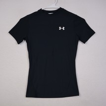 Under Armour Fitted Short Sleeve Shirt Youth Medium Blue tshirt casual run - $10.87