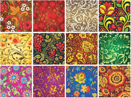 Mexican Talavera Decorative Floral Stickers - (Pack of 24) 6X6 Inch Peel and Sti - £13.86 GBP