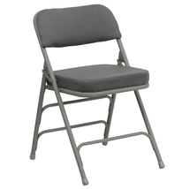 HERCULES Series Premium Curved Triple Braced Metal Folding Chair - $1,761.29 MXN