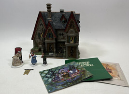 Dept 56 Dickens Village Great Expectations Satis Manor W/ Oem Styrofoam And Book - £48.29 GBP