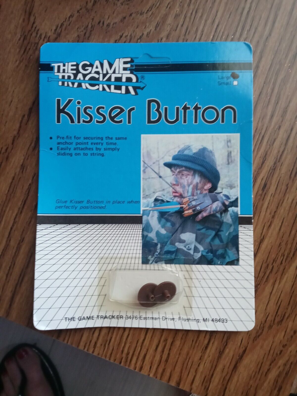 The Game Tracker Kisser Button-Brand New-SHIPS SAME BUSINESS DAY - $22.65