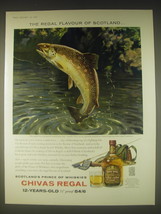 1962 Chivas Regal Scotch Ad - The regal flavour - $18.49