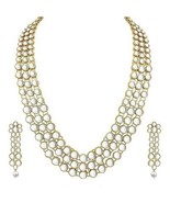 Kundan-Halsketten-Schmuckset mit Ohrringen, passend zu jedem Kleid. Best... - £38.52 GBP