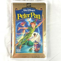 Peter Pan VHS Cassette 1998 45th Anniversary Limited Edition Disney THX Sealed - £12.95 GBP