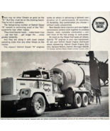 1965 Detroit Diesel N Engine Advertisement Naperville Cement Truck DWF15 - $24.99