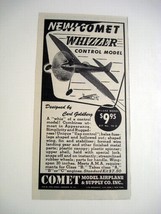 1946 Ad Comet Whizzer Comet Model Airplane &amp; Supply Co, New York, N.Y. - $148.93 MXN