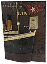 3D Painting Titanic Iron Handmade Framed Hand-Crafted - £266.66 GBP