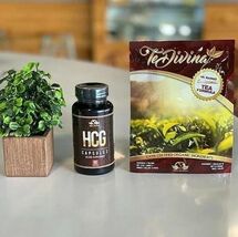 SUPLEMENTO /- Hcg- /Reductor Peso, 60 CAPSULA,+ Detox Tea 1 Week Supply - $112.49