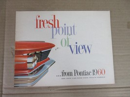 Vintage Fresh Point of View From Pontiac 1960 Dealer Brochure Advertisem... - $54.96