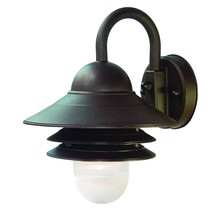 Antique Bronze Three Tier Lamp Shade Outdoor Wall Light - €106,04 EUR