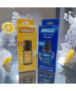 Halls Essential Oil Blend Breathe Lot Of TWO Lemon &amp; Mentho-Lyptus Scent  - $18.98 CAD
