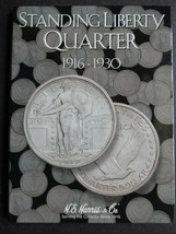 He Harris Standing Liberty Quarters Coin Folder 1916-1930 Album Book 2687 - £7.56 GBP