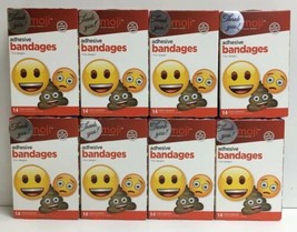 Emoji Universe Emoji Adhesive Bandages 14 pcs Pack of 8 - £20.35 GBP