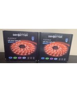Day Better Led Strip Lights RED Two Boxes With Remotes And Cords New Ope... - $14.95