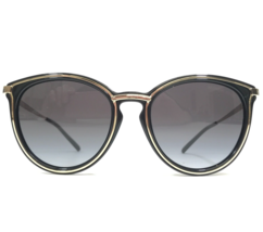 Michael Kors Sunglasses MK1077 Brisbane 10148G Black Gold w/ Blue Purple Lenses - £52.30 GBP