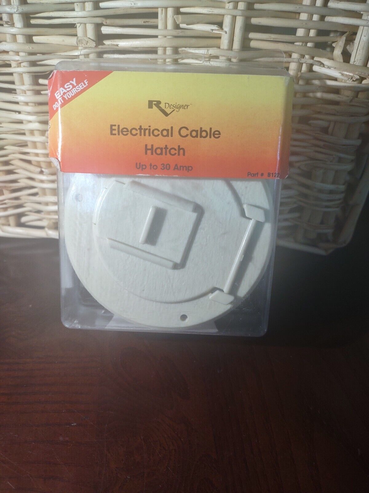 RV Designer B122, Round Electrical Cable Hatch, Basic, Replaceable Lid, ... - $20.67