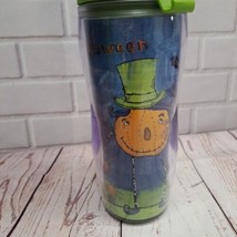 Starbucks Coffee 2009 Halloween Pumpkin Jack-o-lantern Black Cat Large Tumbler - $12.01