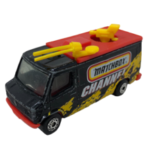 VTG Matchbox Mercedes-Benz Cable News Channel 4 Blk Truck Transporter 1:... - $10.29