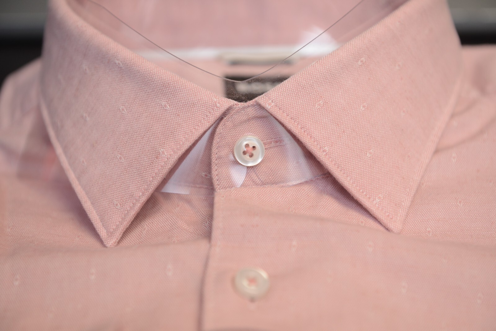HUGO BOSS Herren C-Joe Regular Fit Offen Rosa Baumwolle Kleid Hemd 41 16 Item image 4
