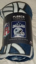 Dallas Cowboys Blanket Fleece Soft Throw Gridiron Logo Series NWT NFL Li... - $21.59