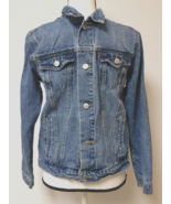 Levi&#39;s  Teen Girls&#39; Dark  Cotton Denim Button-Front Trucker Jacket Size ... - £19.45 GBP