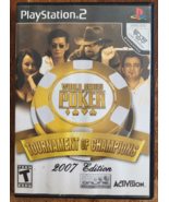 PS2 World Series of Poker Tournament Of Champions 2007- Compete with Pros! CIB - $4.94