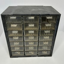 Akro-Mills Marbled Plastic 21 Drawer Mid Century Desk Part Screw Storage... - €40,29 EUR