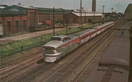 Pennsylvania Railroad Aerotrain Altoona Pennsylvania 18 July 1956 Postcard - $4.79