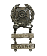 1920&#39;s - U.S. ARMY, EXPERT QUALIFICATION BADGE, PINBACK w/OPEN LOOP CATC... - $30.00