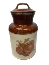 Vintage McCoy Pottery Fruit Crock with Lid #253 - £15.16 GBP