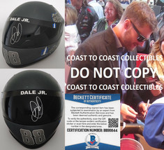 Dale Earnhardt JR signed Nation Wide Nascar full size helmet Beckett COA... - £610.57 GBP