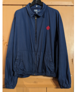 Vintage Polo Ralph Lauren Mens XL Harrington Jacket Navy Blue Snap Colla... - £26.53 GBP