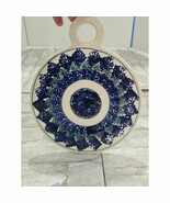 Boleslawiec Polish Pottery Christmas Pine Evergreen Tree Circular Cuttin... - $54.86 CAD