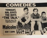 Malcolm In The Middle Tv Guide Print Ad  TPA17 - £4.66 GBP