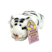 Vintage Circus Circus Hotel C ASIN O White Tiger Stuffed Animal Plush Toy W Tag - £29.14 GBP