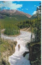 Alberta Postcard Sunwapta Falls Jasper Banff Highway Canadian Rockies - £1.15 GBP