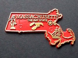 Massachusetts Bay Boston Lobster Us State Flexible Magnet 2 Inches - £4.49 GBP