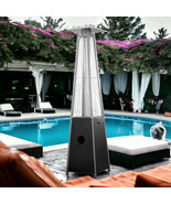 41000 BTU Black Steel Propane Triangular Pyramid Standing Patio Heater - $1,055.00 CAD