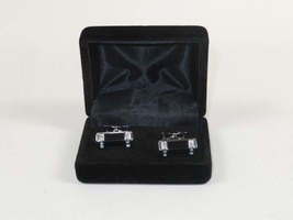 Men J.Valintin Cufflinks Vitorofolo for French Cuff Shirt V39-60 Black Diamond image 3