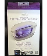 Homedics UV-Clean Portable &amp; Rechargeable Sanitizer Bag Grey NEW - $17.99