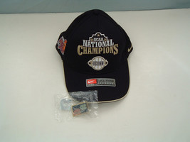 2004 NCAA national champions Uconn huskies hat with NC champion hat lapel pin - £39.52 GBP