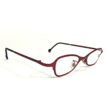 Vintage la Eyeworks Eyeglasses Frames ROOTY 448 Polished Red Cat Eye 40-20-125 - £43.55 GBP