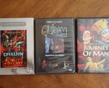 Lot 3x Cirque du Soleil Set - Journey of Man &amp; Dralion &amp; Quidam DVD LOT ... - £7.90 GBP