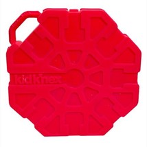 Preschool Building Toy Kid K&#39;NEX Knex Hexagonal Red Plastic Case  - $9.79