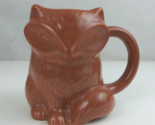 Threshold Stoneware 3D Fox Figural Ceramic Coffee Cup Mug - £9.35 GBP
