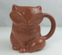 Threshold Stoneware 3D Fox Figural Ceramic Coffee Cup Mug - $11.63