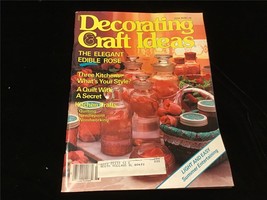 Decorating &amp; Craft Ideas Magazine June 1984 The Elegant Edible Rose - £7.96 GBP