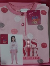 Pyjamas Séraphin Bébé Fille Coton Manches Longues Chaud Inetrlook Primero - $17.81