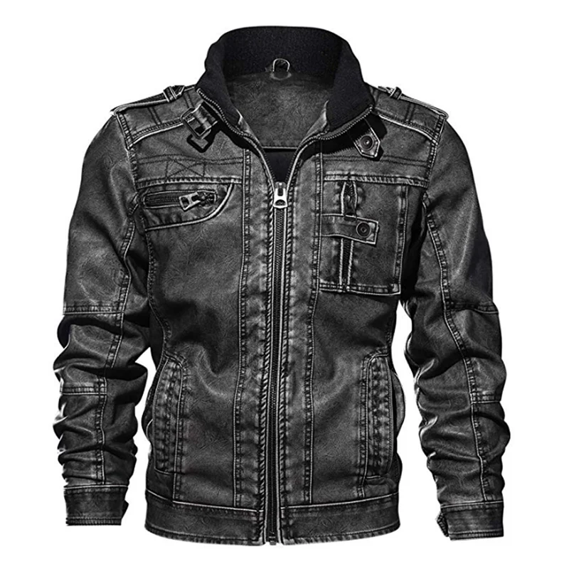 Black Goth Jacket  Men Bomber Jacket Hip Hop Mens Windbreaker Jackets Chaqueta H - £419.04 GBP